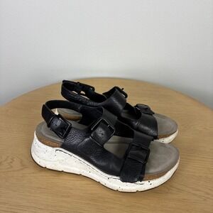 Bionica Double Strap Platform Wedge Sandals Women's 6.5 Comfort Support Summer